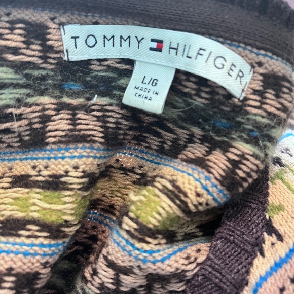 Tommy Hilfiger Classic Faire Isle 90’s cardigan - SZ L - Picture 2 of 6